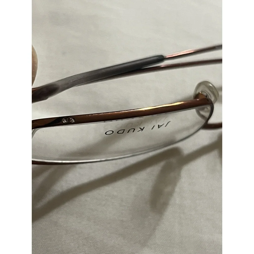 JAI KUDO 411 K3 M03 COPPER COLORED EYEGLASSES GLASSES FRAME 50-19-135mm